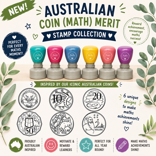 Australian coin stamp set