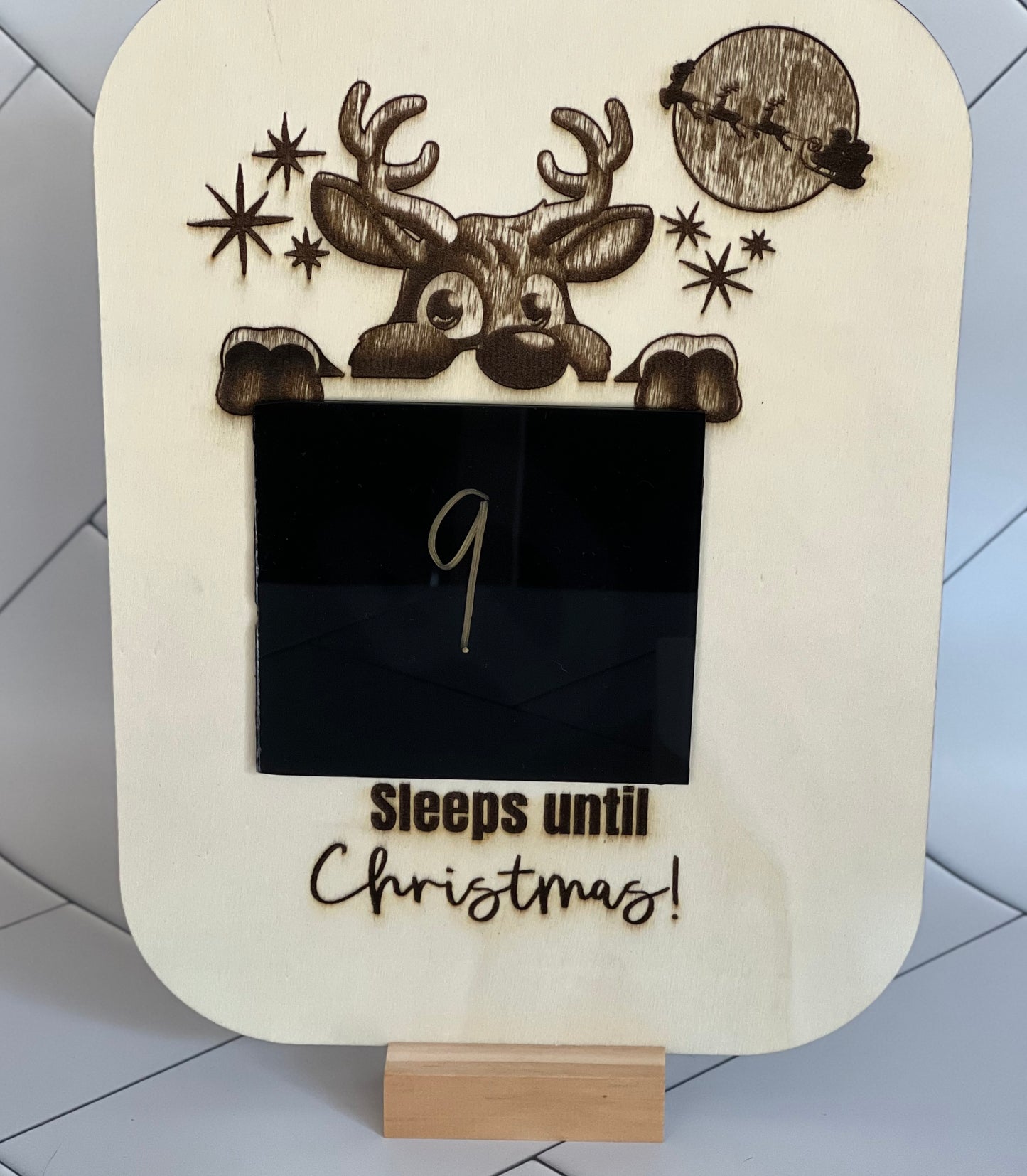 Days until Christmas sign