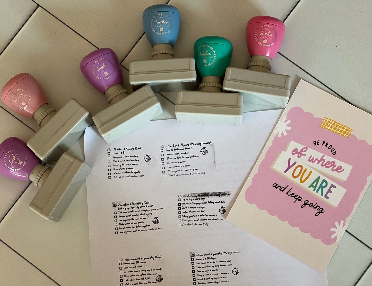 ES1 Math’s checklist