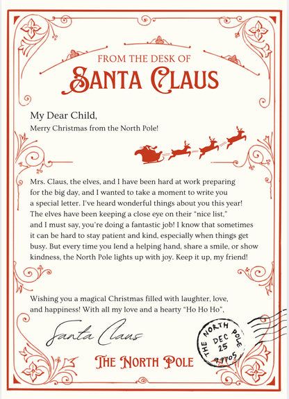 Letter from Santa
