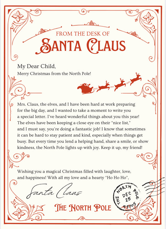 Letter from Santa