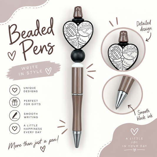 Beaded pen