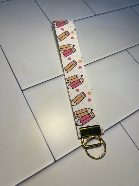 Flaux leather wristlet The Teacher Collective