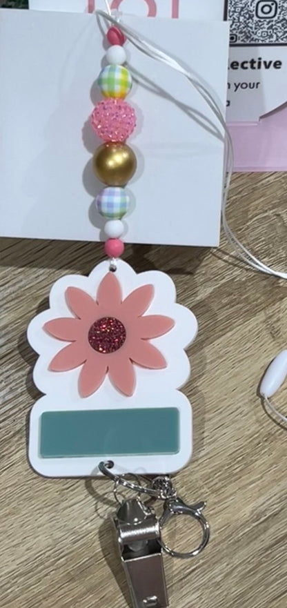 Flower name plate