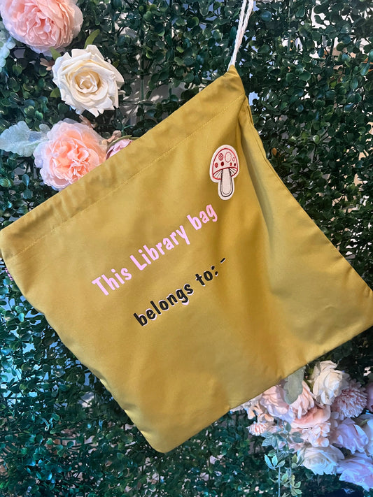 Draw string library bag The Teacher Collective