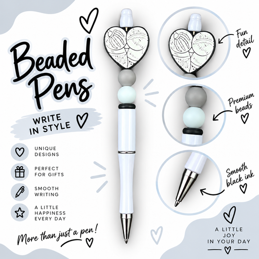 Beaded pen