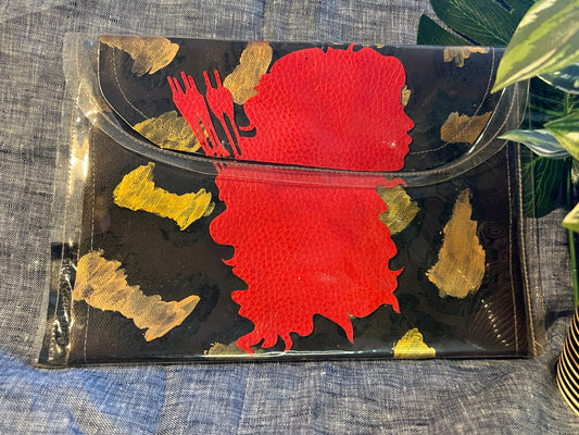 𝑀𝑒𝑑𝑖𝑢𝑚 𝐶𝑎𝑛𝑣𝑎𝑠 𝐶𝑙𝑢𝑡𝑐ℎ Simply Cuteness - Jewellery & Clutches