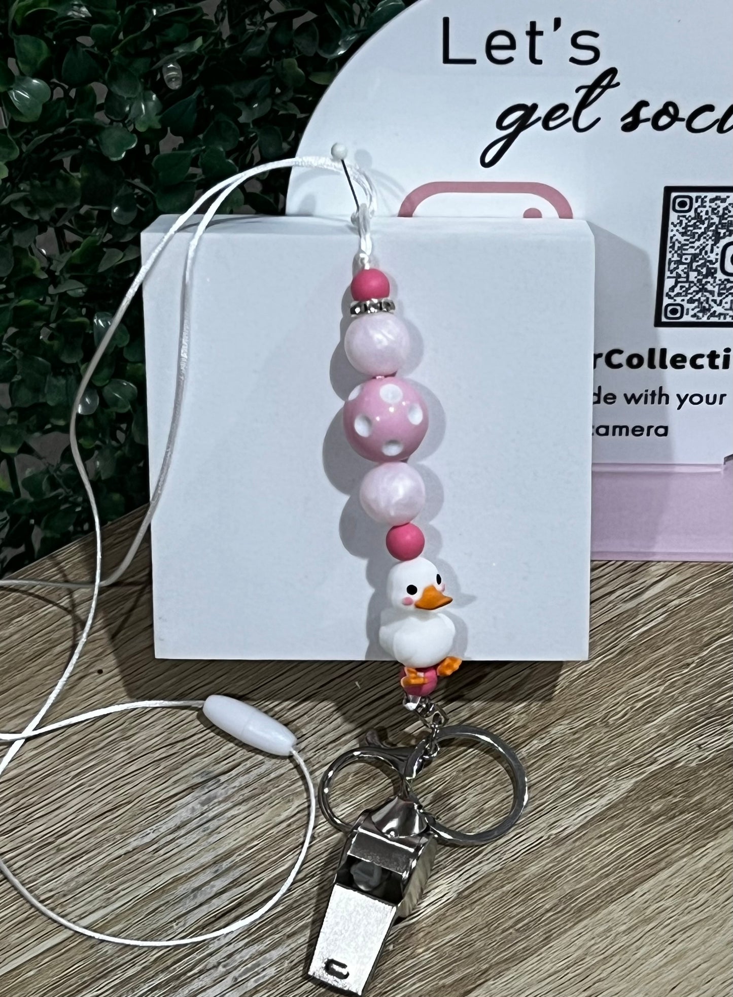 Puddle duck Whistle lanyard