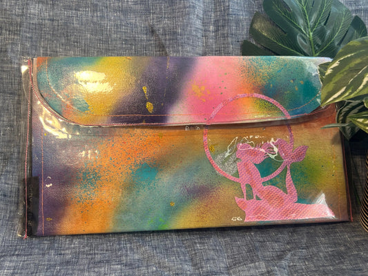 Large hand painted clutch bag Simply Cuteness - Jewellery & Clutches