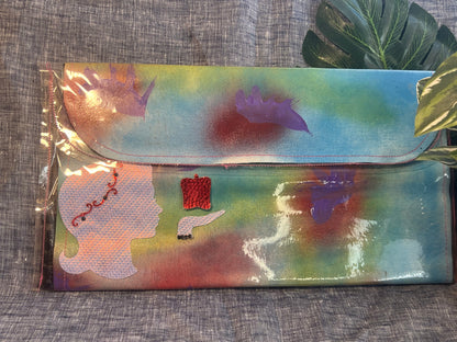 Large Canvas Clutch Bag