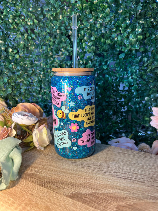 Glass snow globe tumbler The Teacher Collective