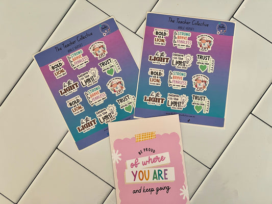 Bible verse stickers
