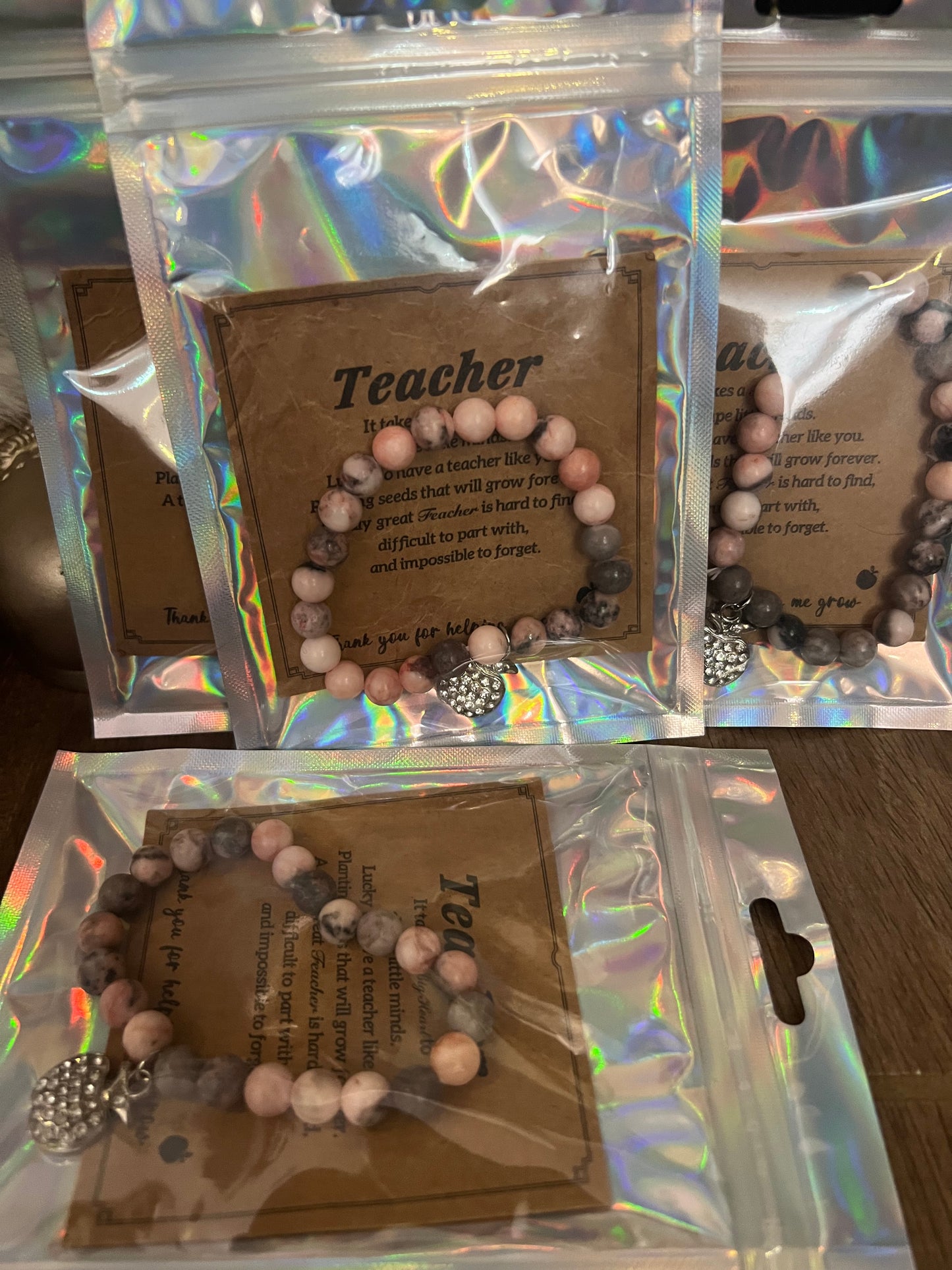 Stretchy apple bracelet