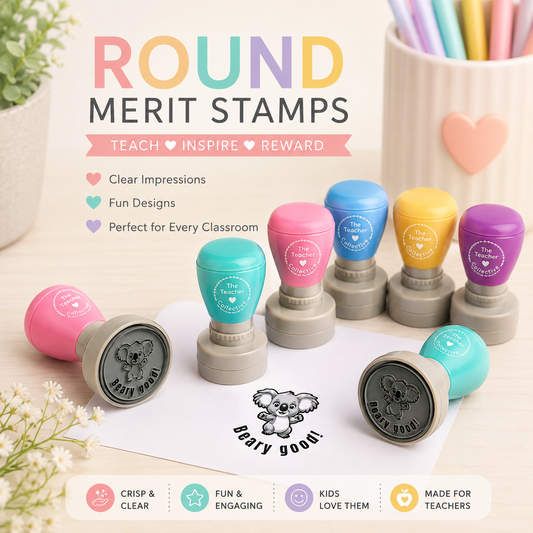 Custom teacher stamp - Beary good stamp