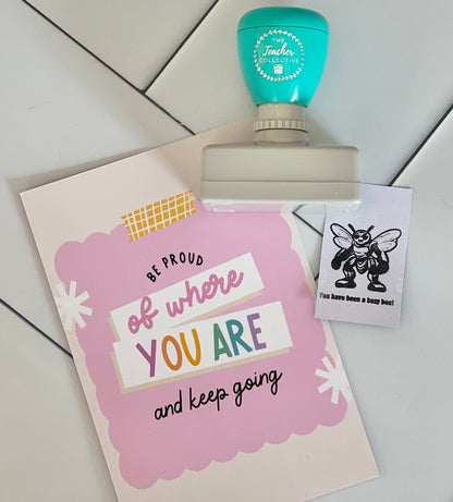 You have been a busy bee stamp
