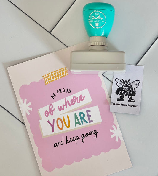 You have been a busy bee stamp