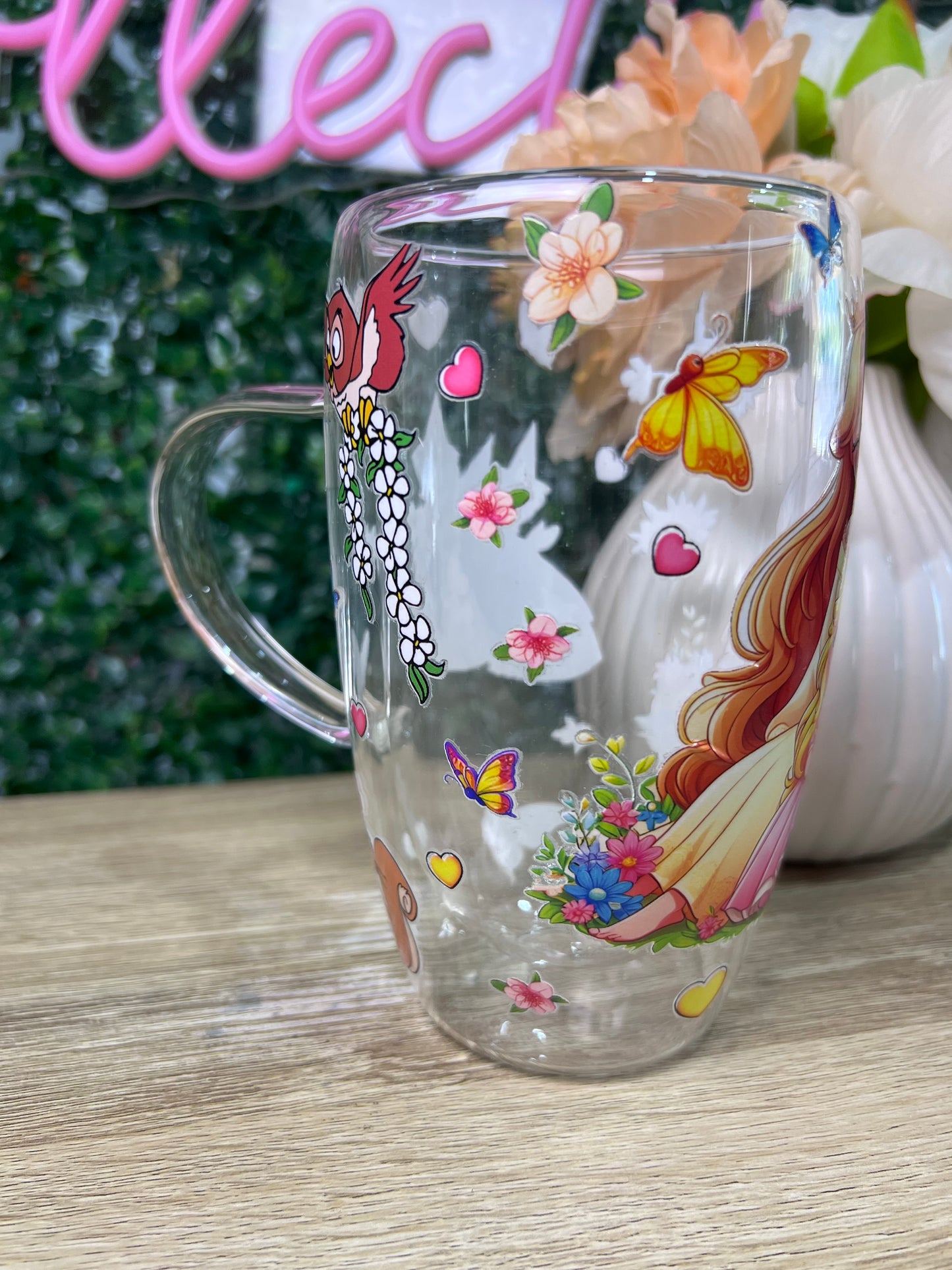 Princess Double wall coffee mug set