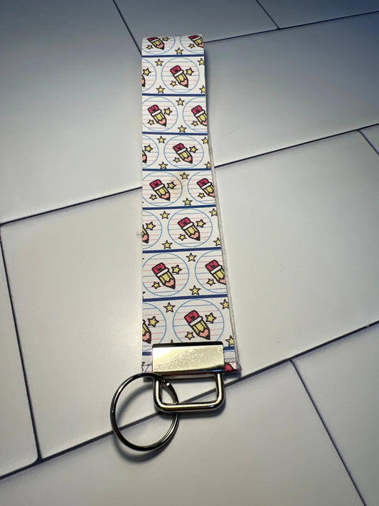 Flaux leather wristlet The Teacher Collective