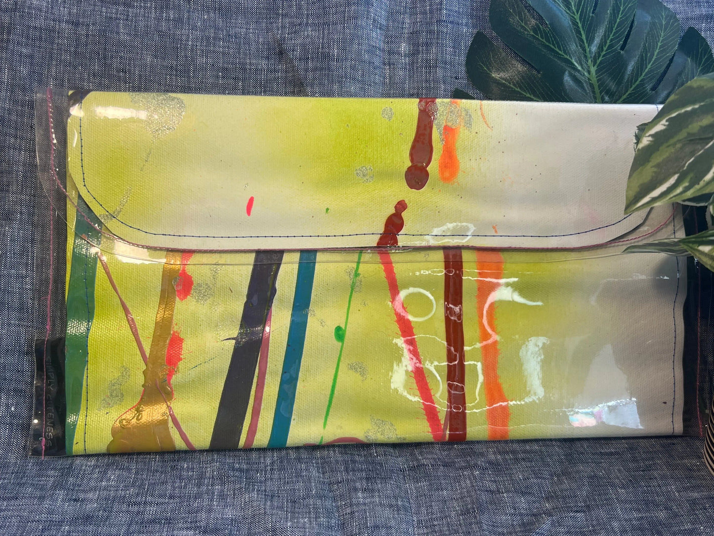 Large Canvas Clutch Bag Simply Cuteness - Jewellery & Clutches
