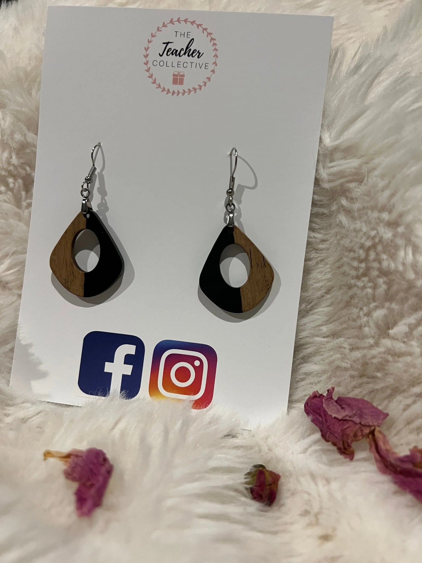 Wooden / Acrylic Earrings