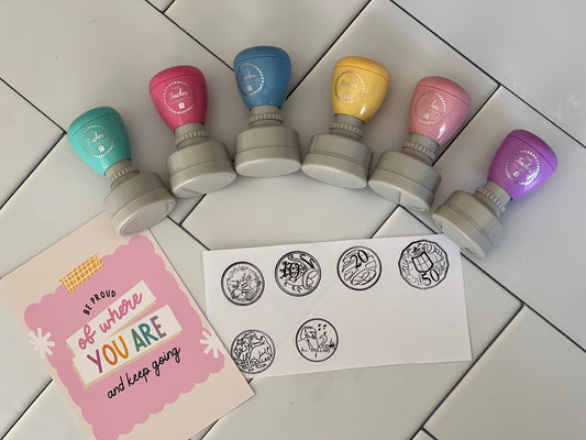Australian coin stamp set