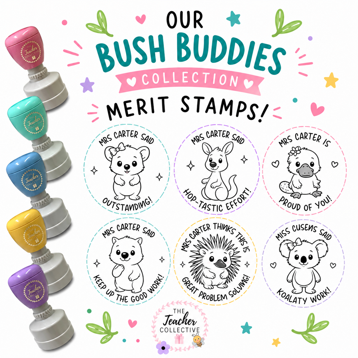 Bush buddies - stamp collection