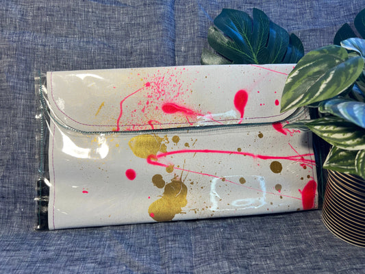Large hand painted clutch bag Simply Cuteness - Jewellery & Clutches