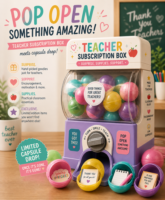 July (capsule drop)  Teacher Subscription box