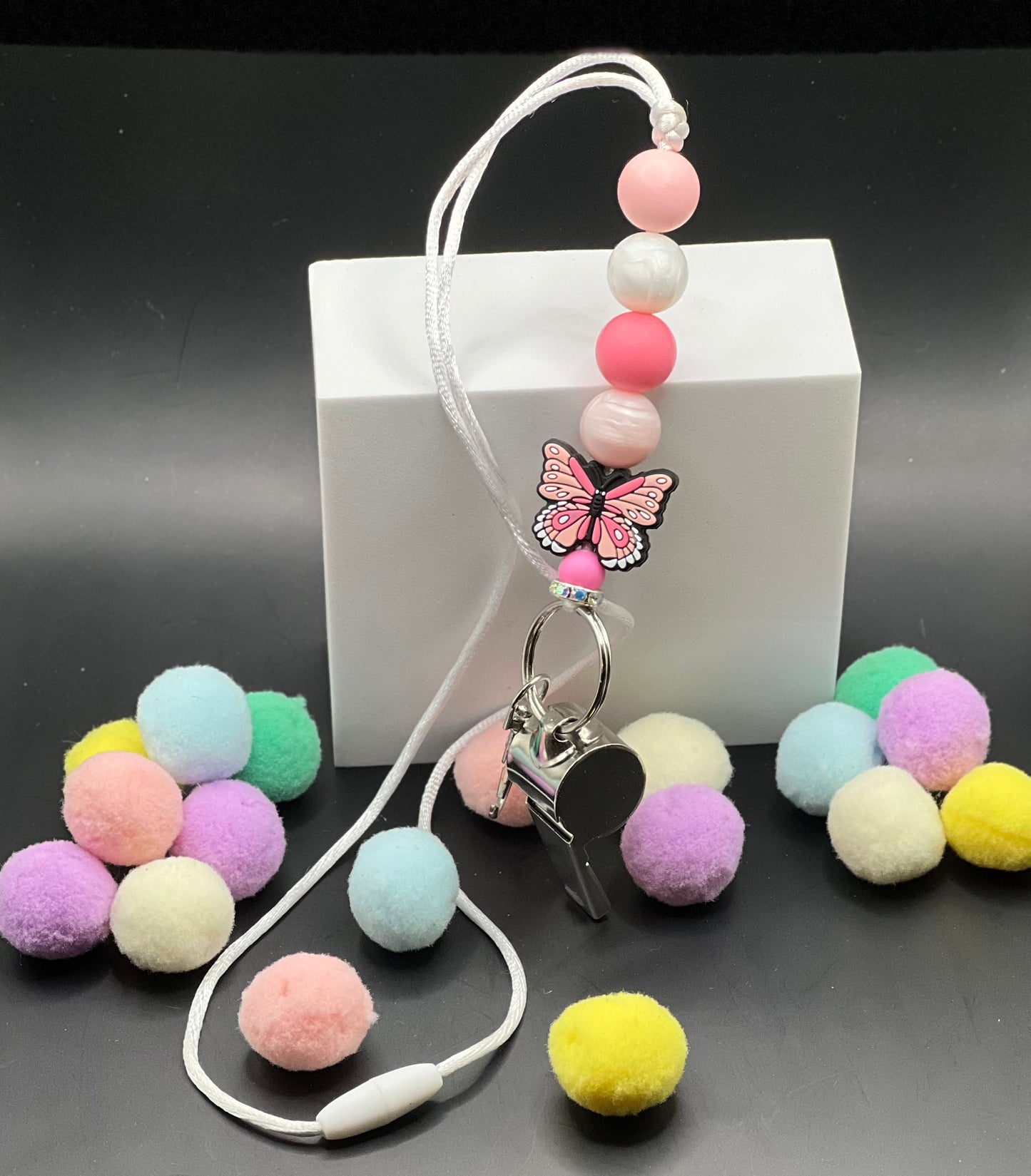 Whistle lanyard - butterfly
