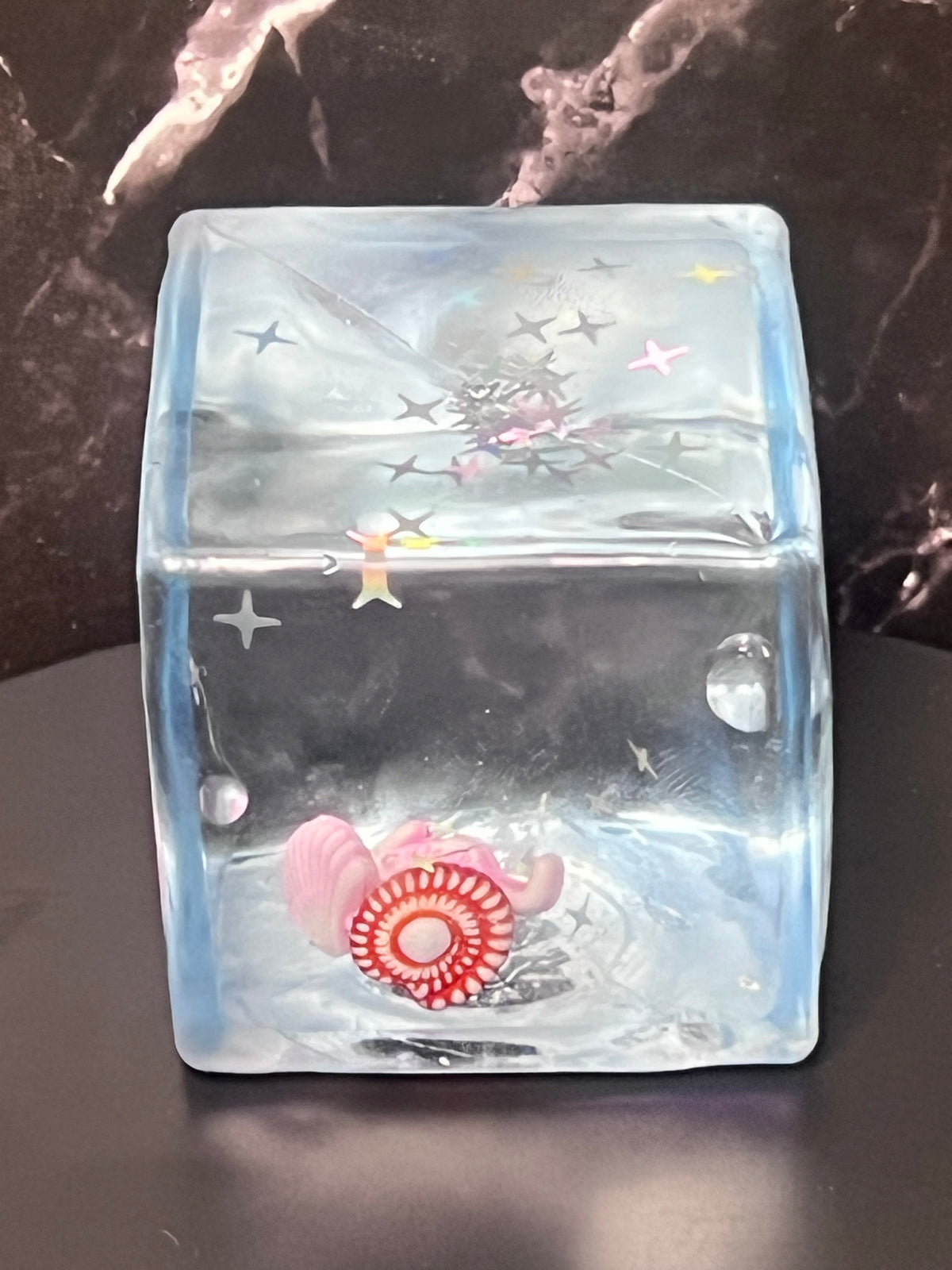 Clear Jelly Cube Squishy | Sensory Fidget Toy