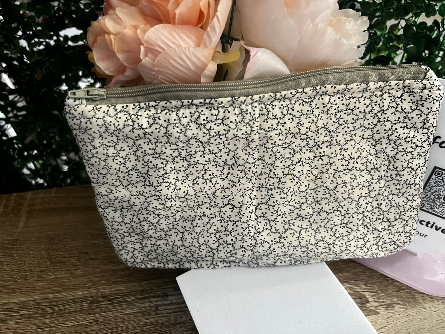 Ruby Handmade Fabric Clutch /Australian Made