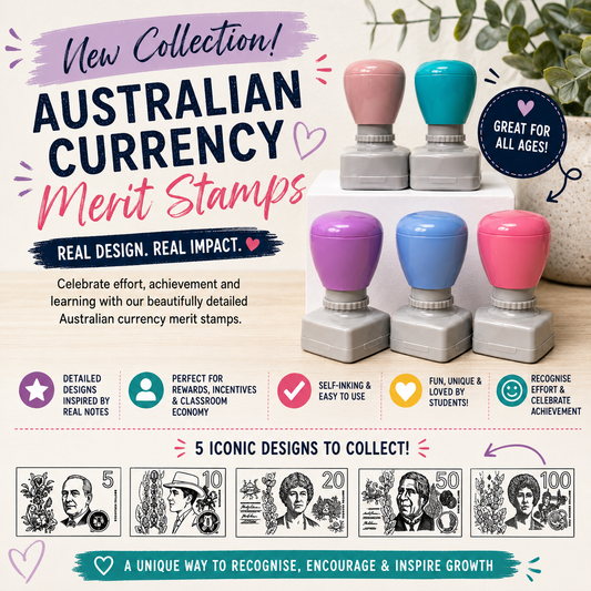 Australian note stamp set