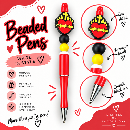 Beaded pen