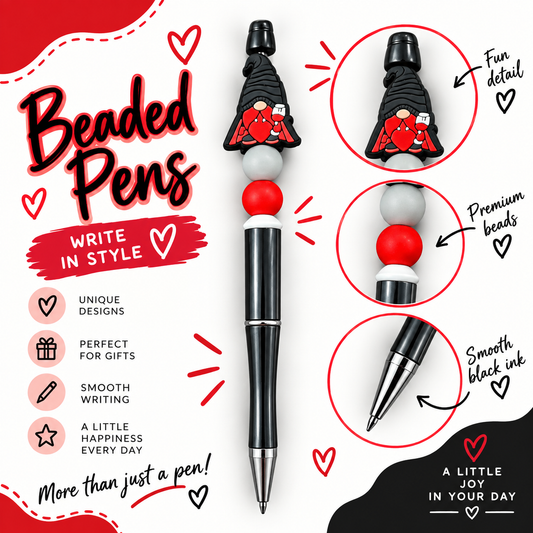 Beaded pen