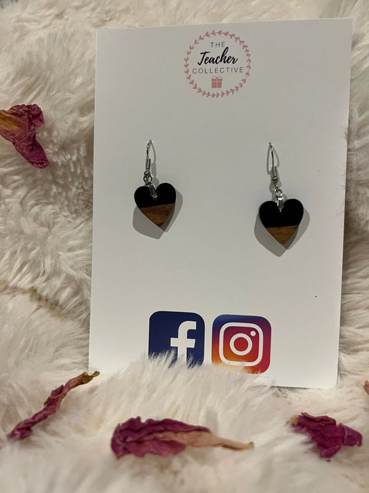 Wooden / Acrylic Earrings The Teacher Collective