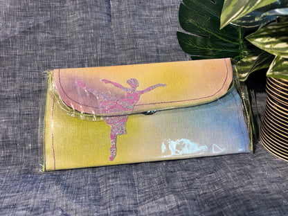 Small canvas clutch