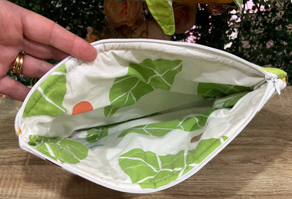 Vintage padded, lined tote bag set