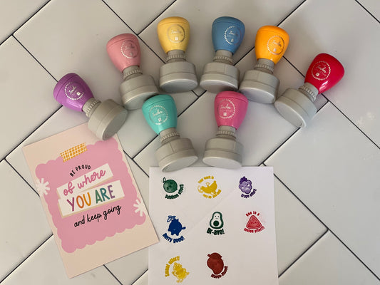 Fruit-a-licious stamp collection