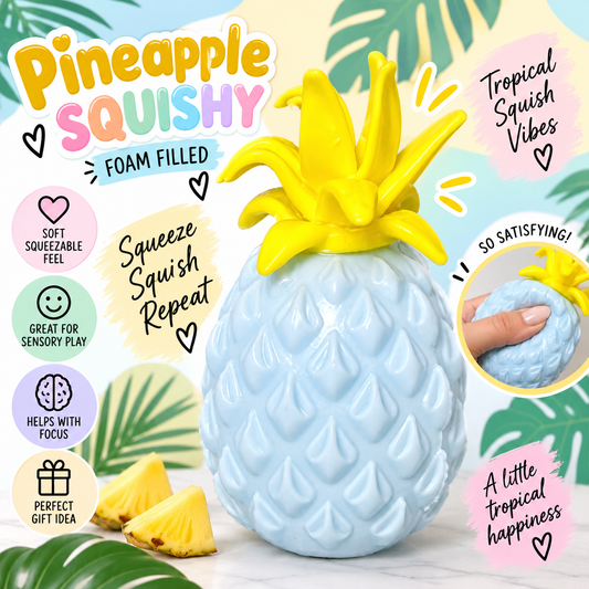 A tropical squish with a fun twist! 🍍💛
