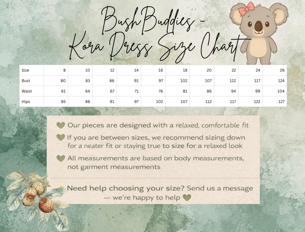 The Bush Buddies Collection - Kora Dress