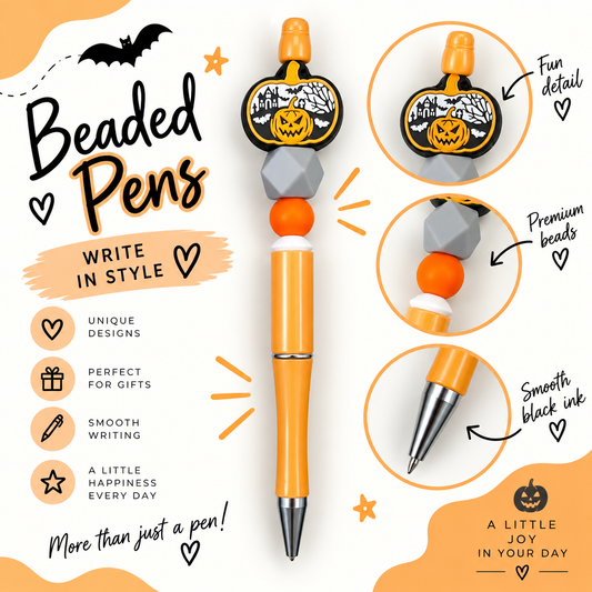 Beaded pen