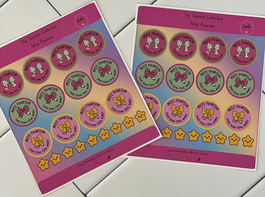 Bow-tiful Stickers
