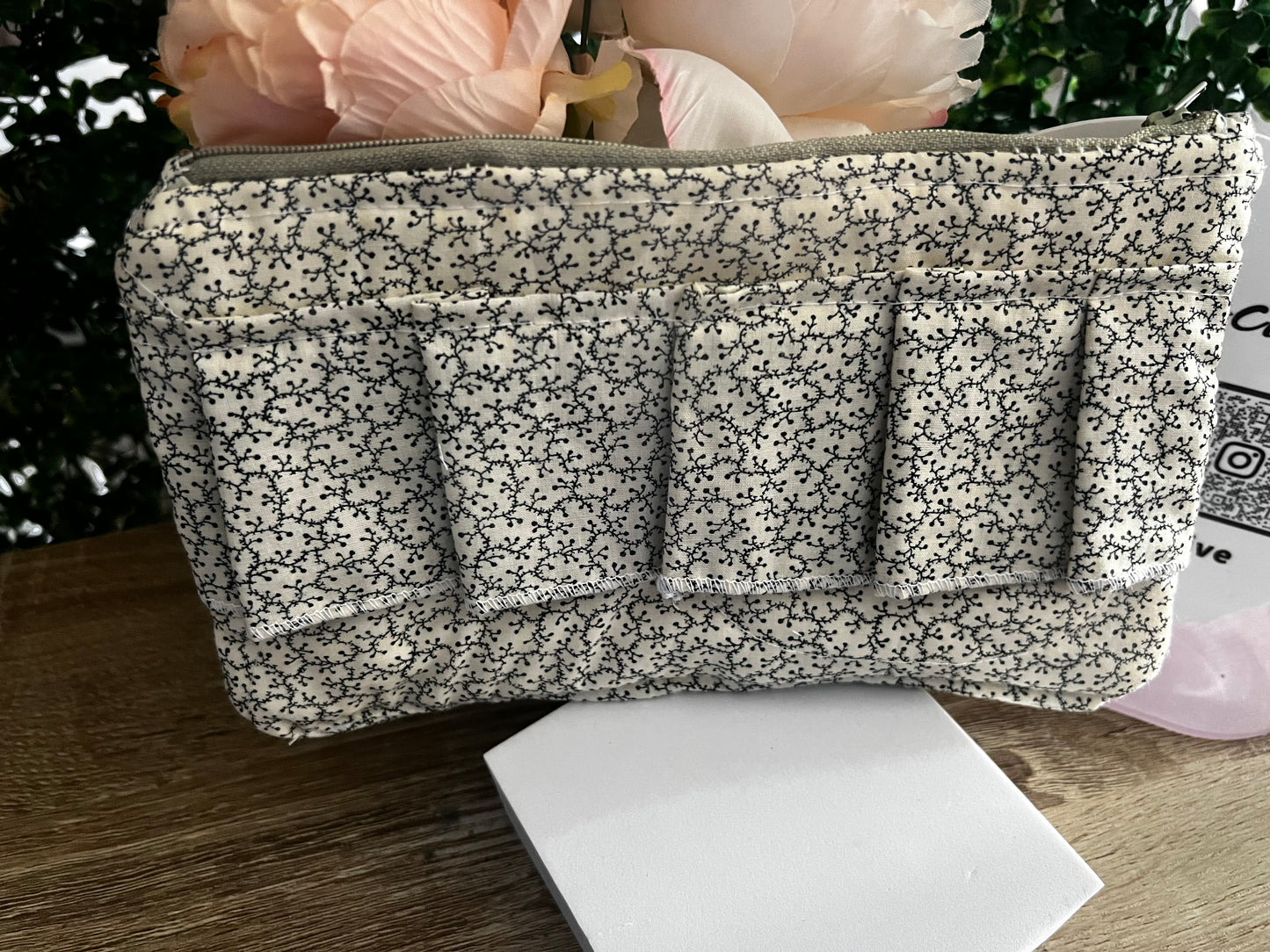 Ruby Handmade Fabric Clutch /Australian Made