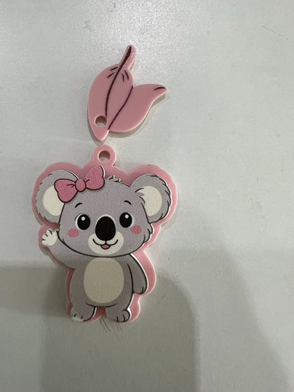 Bush Buddies Kora Koala Acrylic Teacher Earrings / Handmade in Australia