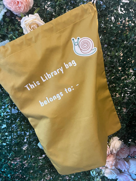 Draw string library bag The Teacher Collective