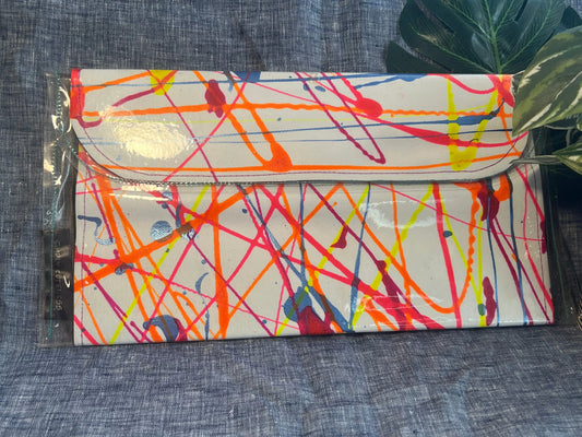 Large hand painted clutch bag Simply Cuteness - Jewellery & Clutches